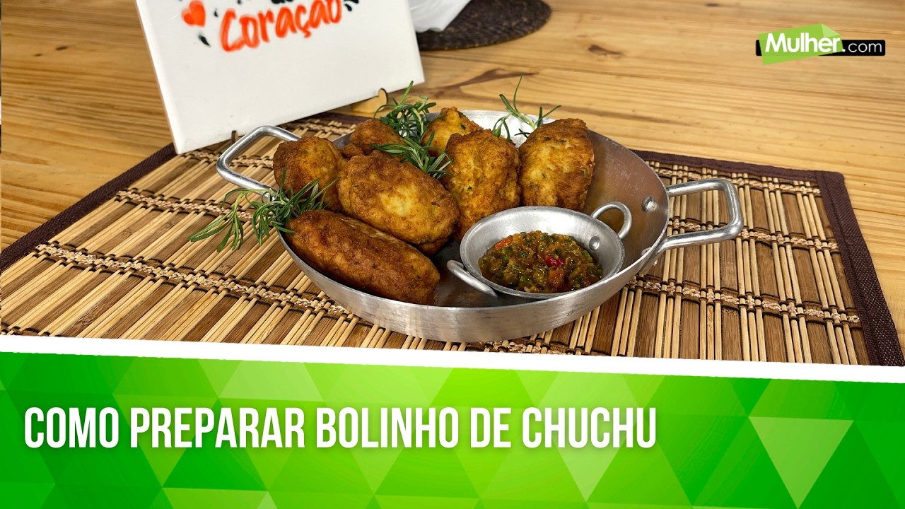 Como preparar Bolinho de Chuchu