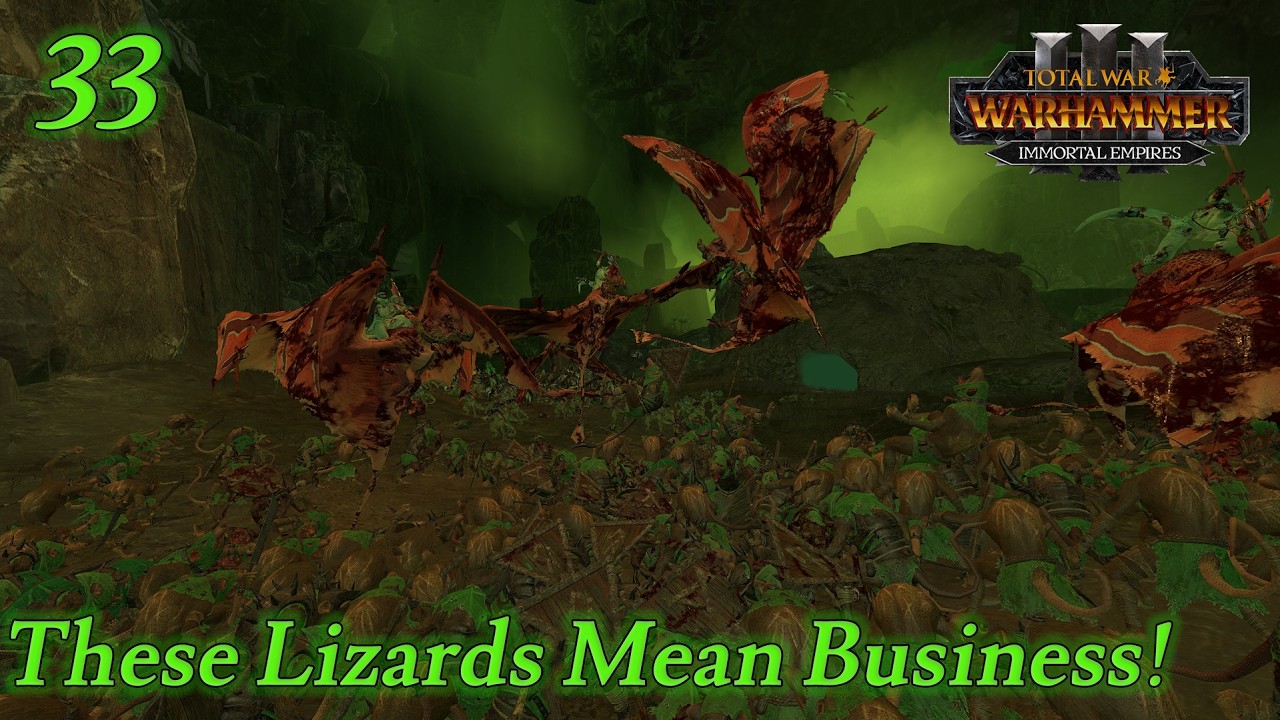 Total War: WARHAMMER III - Immortal Empires | Ikit Claw Ep. 33 | These Lizards Mean Business!