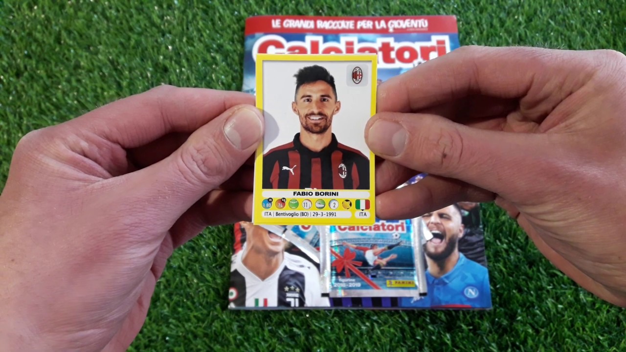 Unboxing + celo celo manca calciatori panini 2018 2019