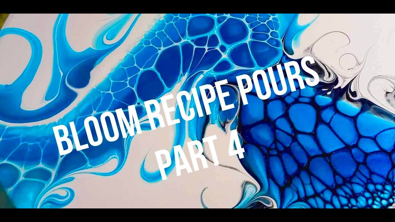 #345 BLOOM RECIPE Techniques   with  bubbles from venom fluid art 🐨👍@kreationsbykristey
