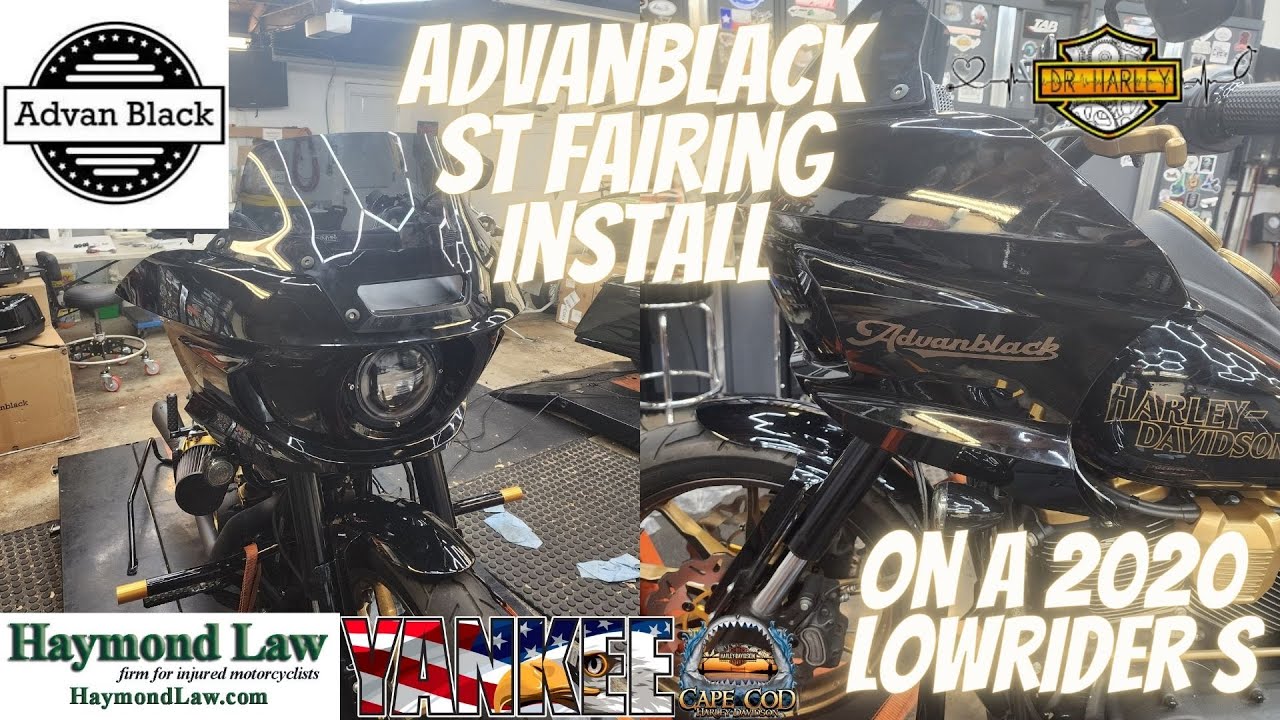 How to install the Advanblack's ST fairing install on a 2020 Lowrider S