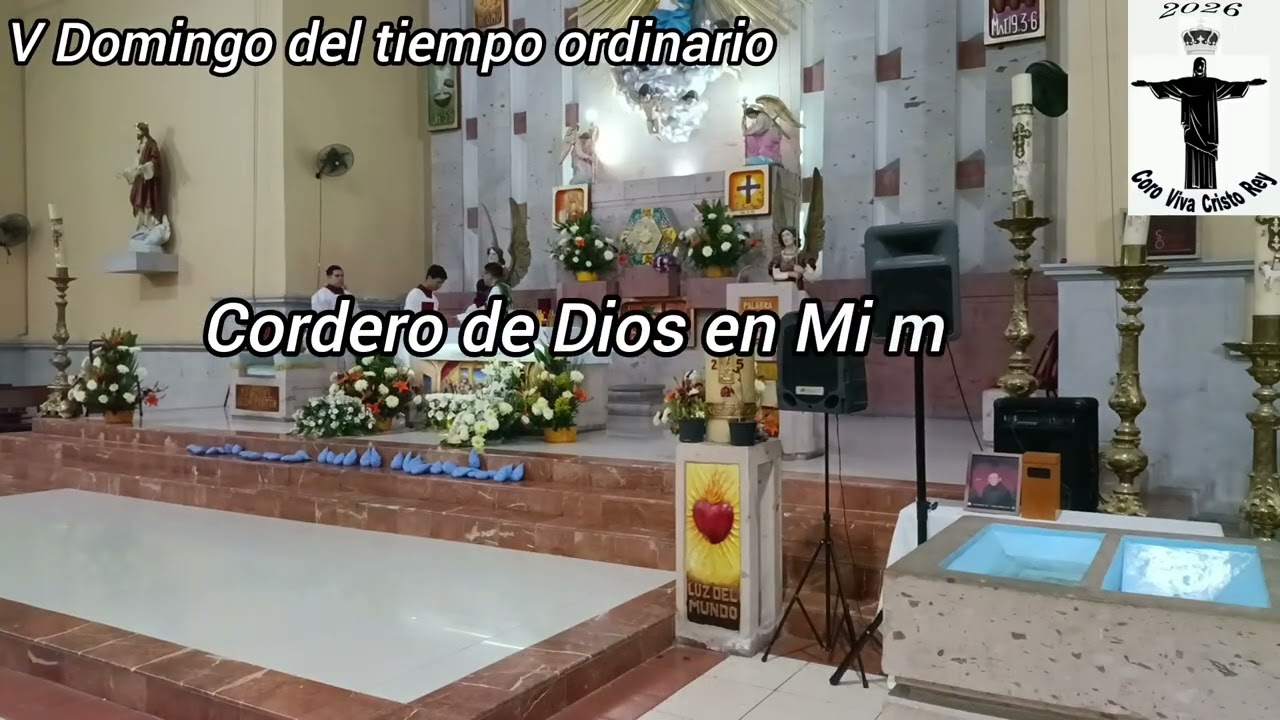 Santo 6 y Cordero de Dios en Mi menor