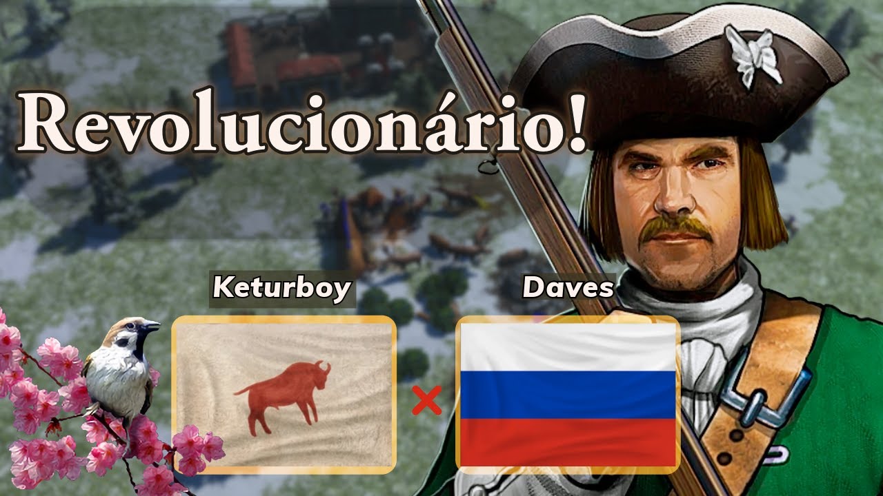 Jogamos de R&uacute;ssia errado por ANOS? - Daves vs Keturboy - Age of Empires 3: DE