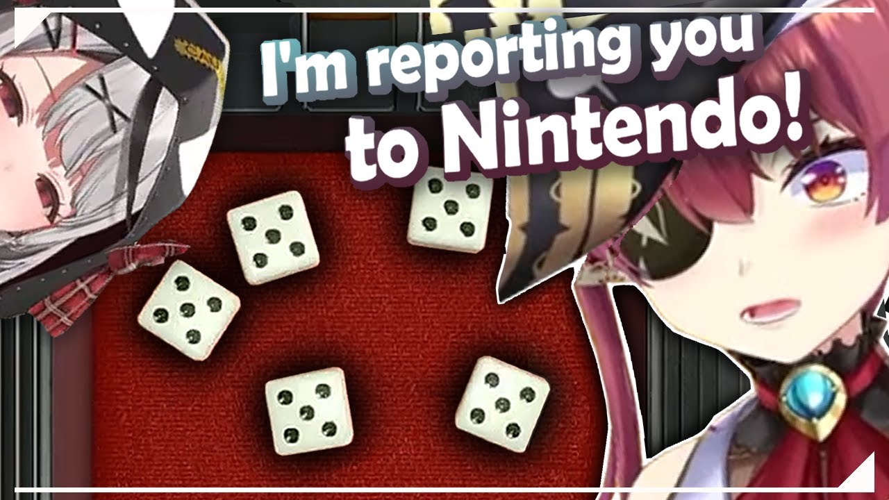 Sakamata and Marine's Insane Luck in Yahtzee (Highlights)
