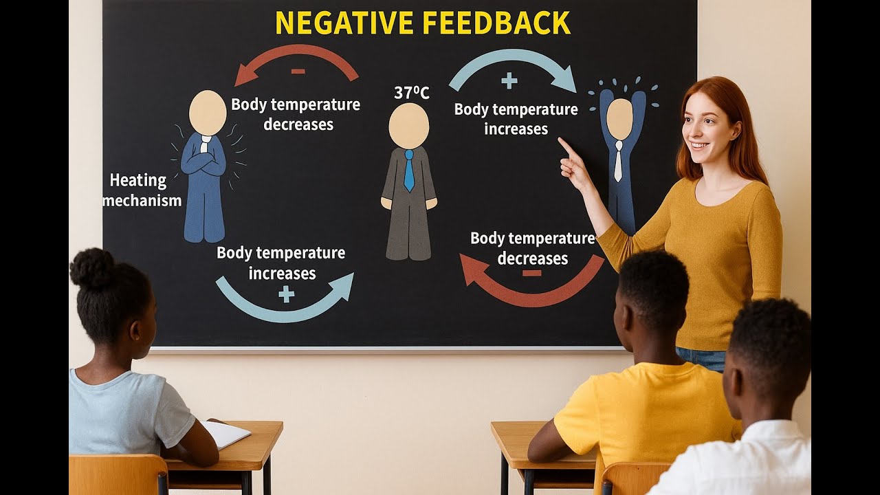 A-Level Biology, Homeostasis: Understanding Negative Feedback Mechanisms Simplified