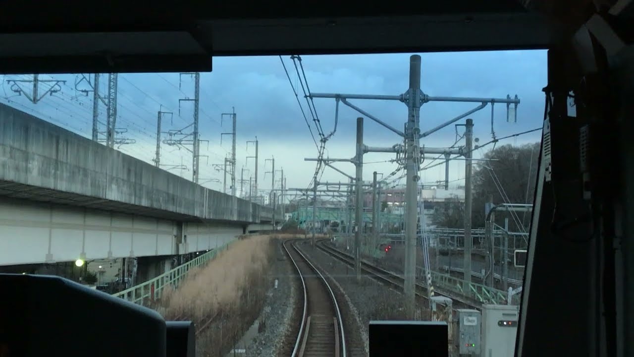 TOKYO Train Ride from Oji Station to Kami Nakazato Station | Keihin Tohoku Line | Japan 4K