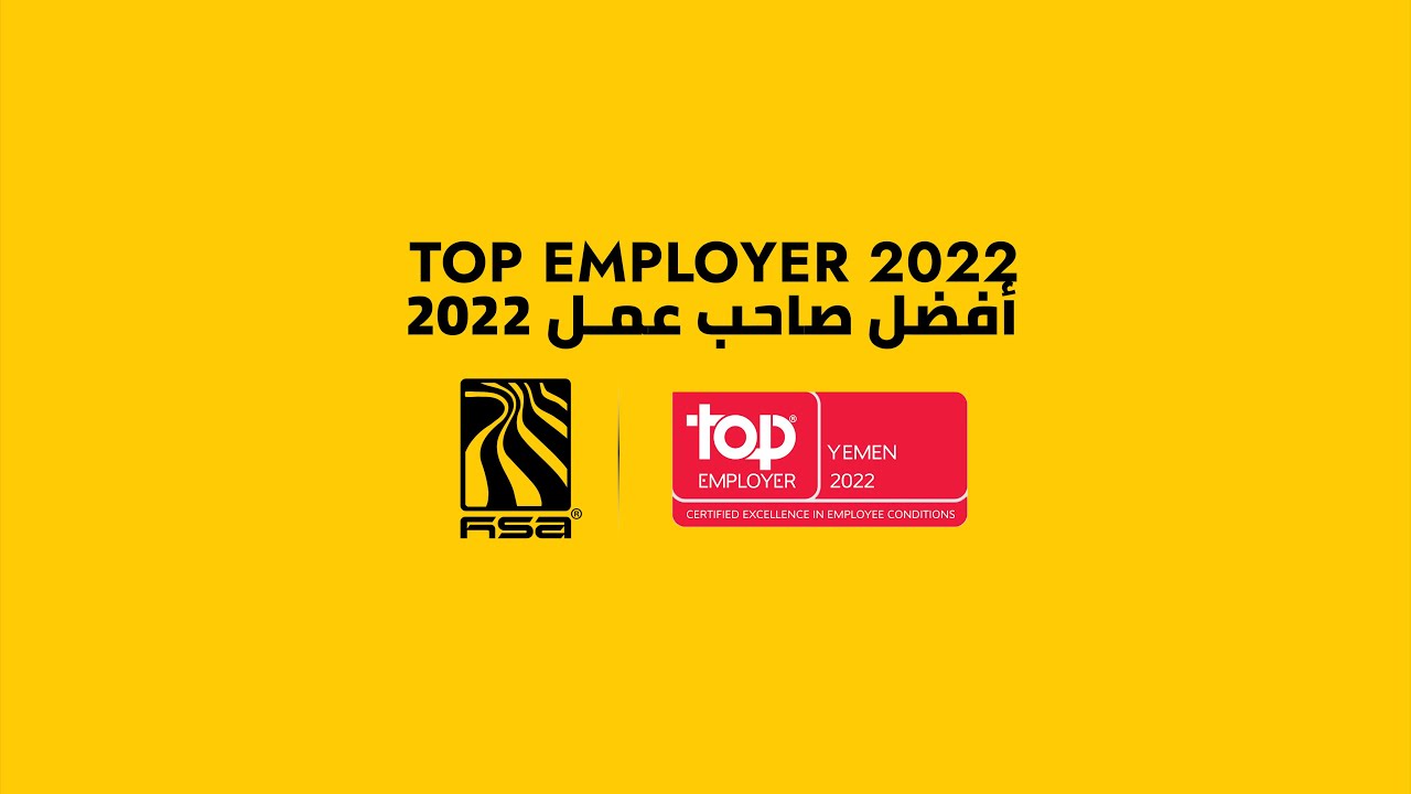 HSA Group, Yemen certified as a Top Employer 2022
