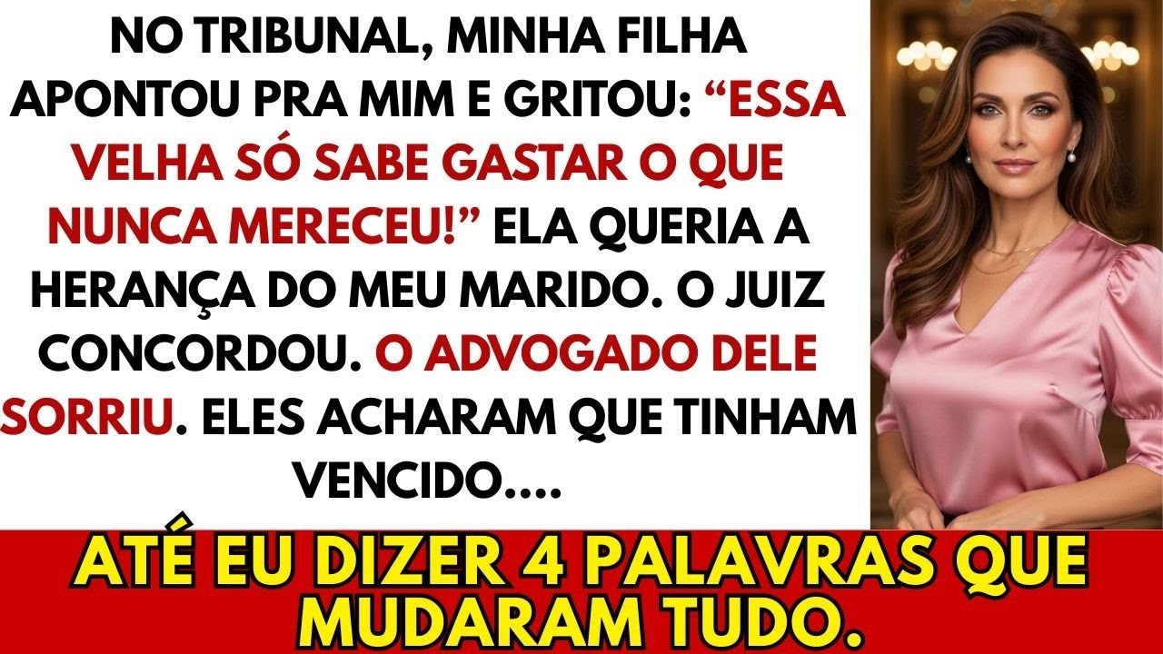 Minha filha me processou pela herança, mas o que eu disse deixou todo mundo no tribunal em silêncio!