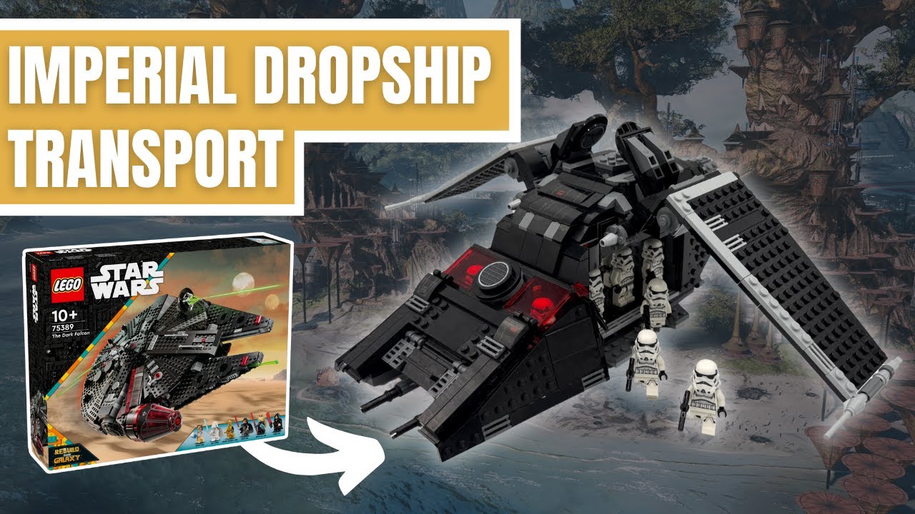 From Dark Falcon to Imperial Dropship | LEGO 75389 Alternate Build