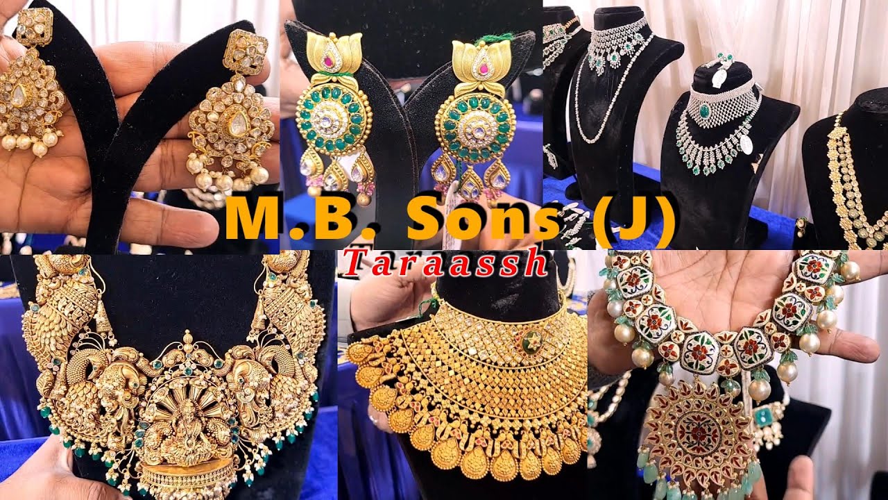 M.B. Sons (J) Presents Taraassh ✨ Heritage-inspired designs Gold, Polki & Diamond jewellery