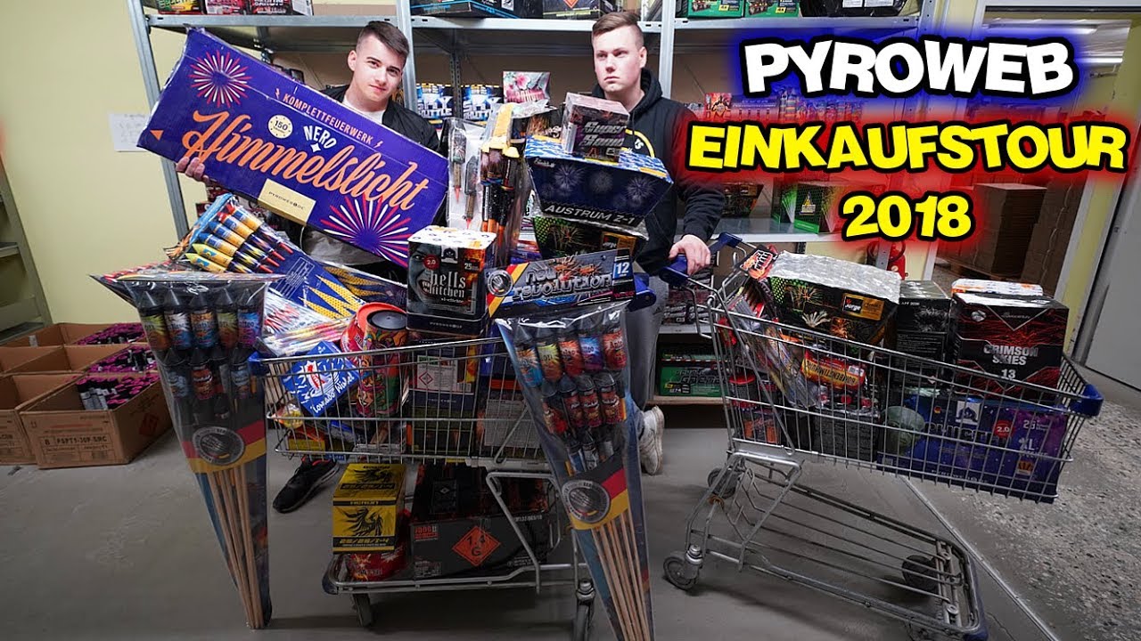 Pyroweb Feuerwerk Einkaufstour 2018 im Lager 🔥🔥🔥