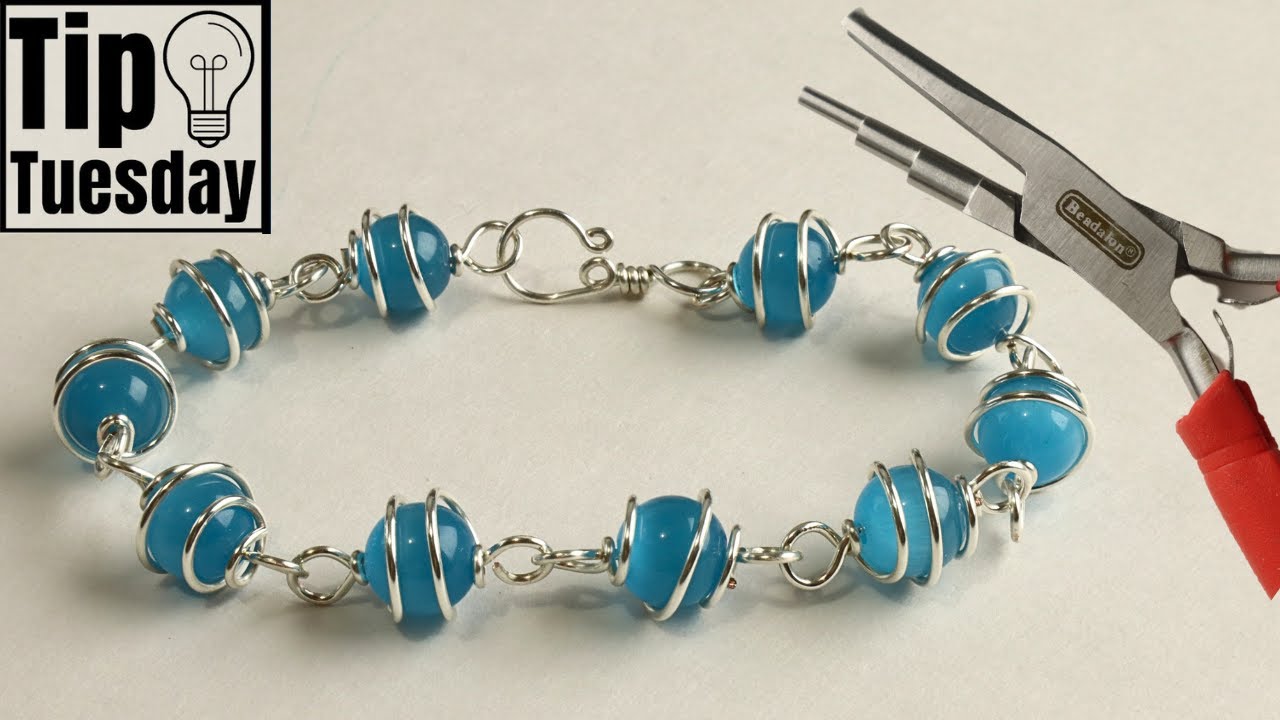 Spiral Bead Bracelet @Beadalon Looping Pliers Tutorial