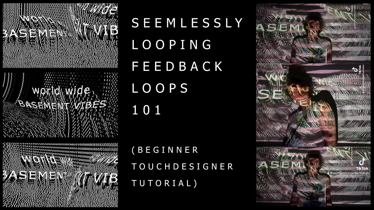 Seamlessly Looping Animation with Feedback Loops in TouchDesigner (Beginner Tutorial)
