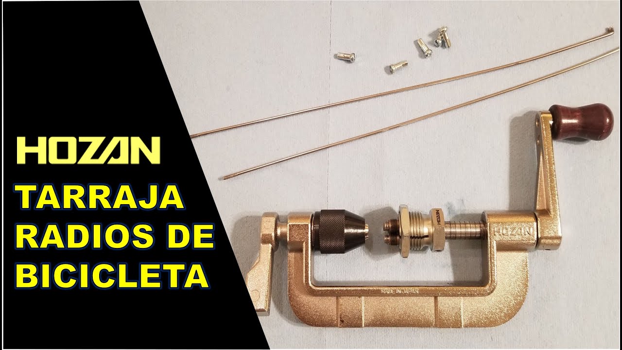 TARRAJA HOZAN PARA RADIOS O RAYOS DE RUEDAS DE BICICLETA