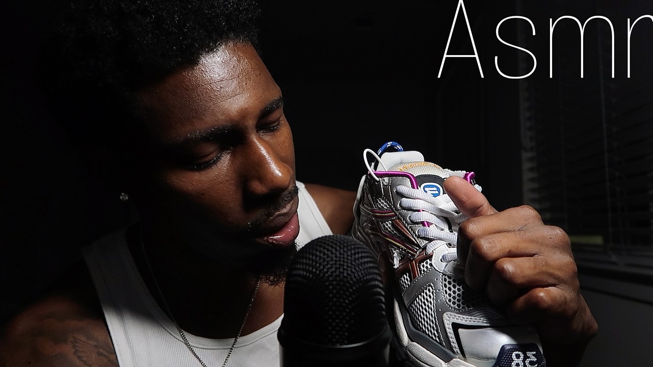 ASMR shoe unboxing for tingles