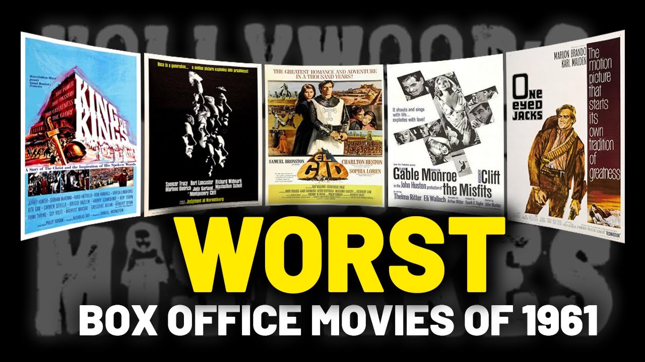 HOLLYWOOD DISASTERS: The 13 Box Office FAILURES of 1961 Financial Catastrophes Changed Cinema