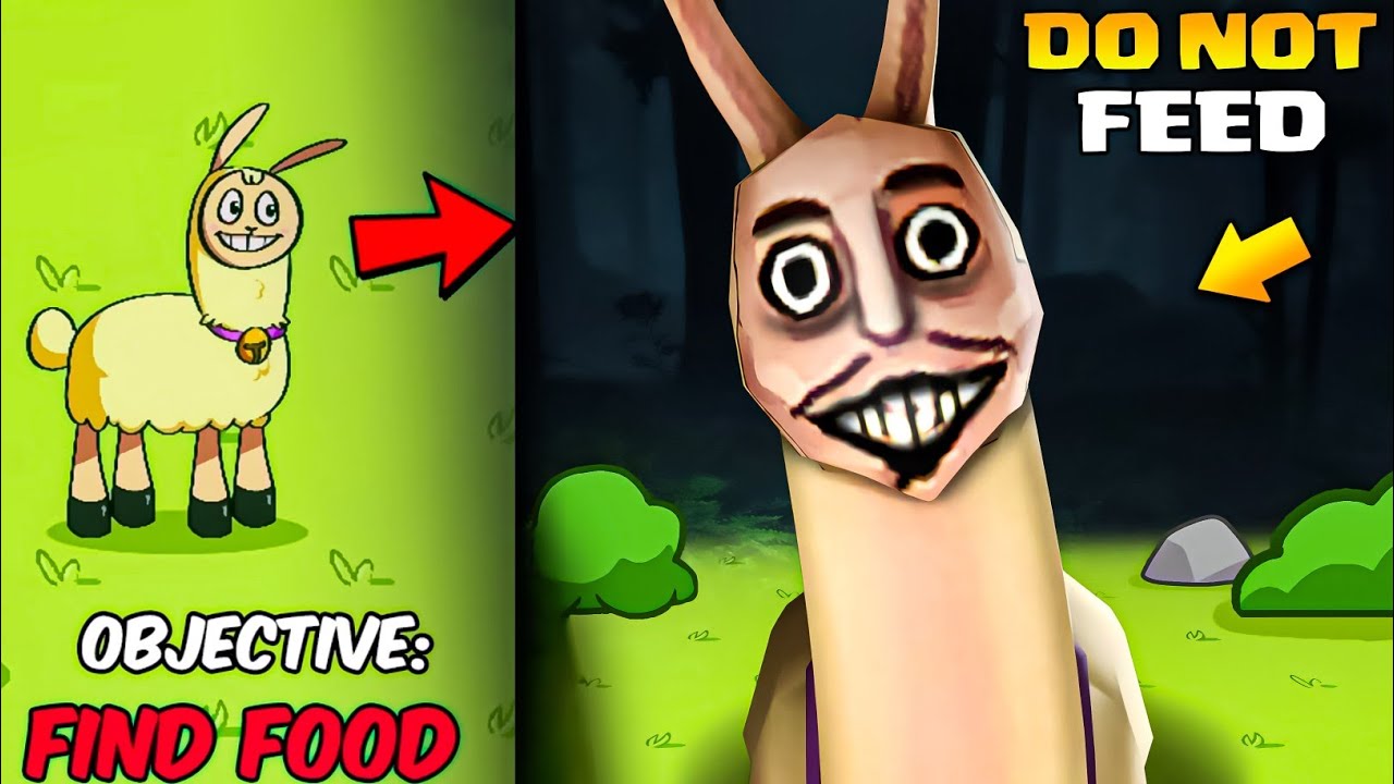 DO NOT FEED THIS HORROR LAMA! Hungry Lamu