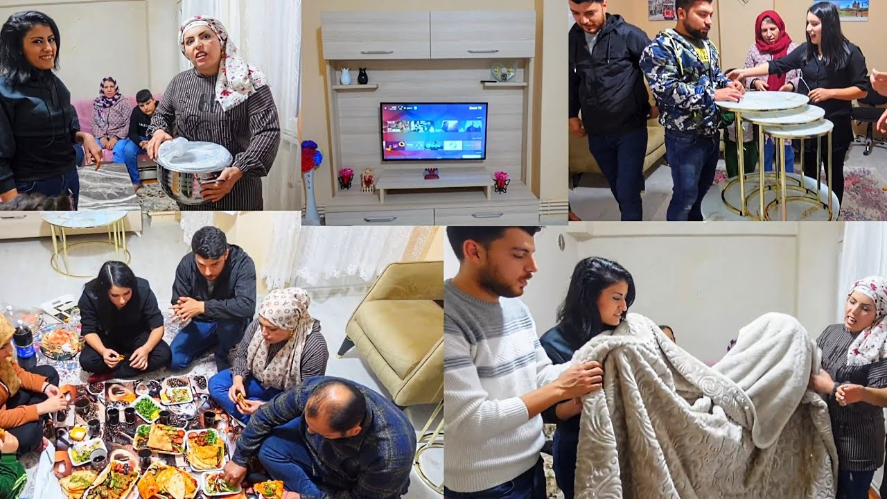 أخدنا هدايا 🎁 لبيت نزار وعبدو وباركناهن بالبيت الجديد وانعزمنا كل العيلة على بيت عبدو