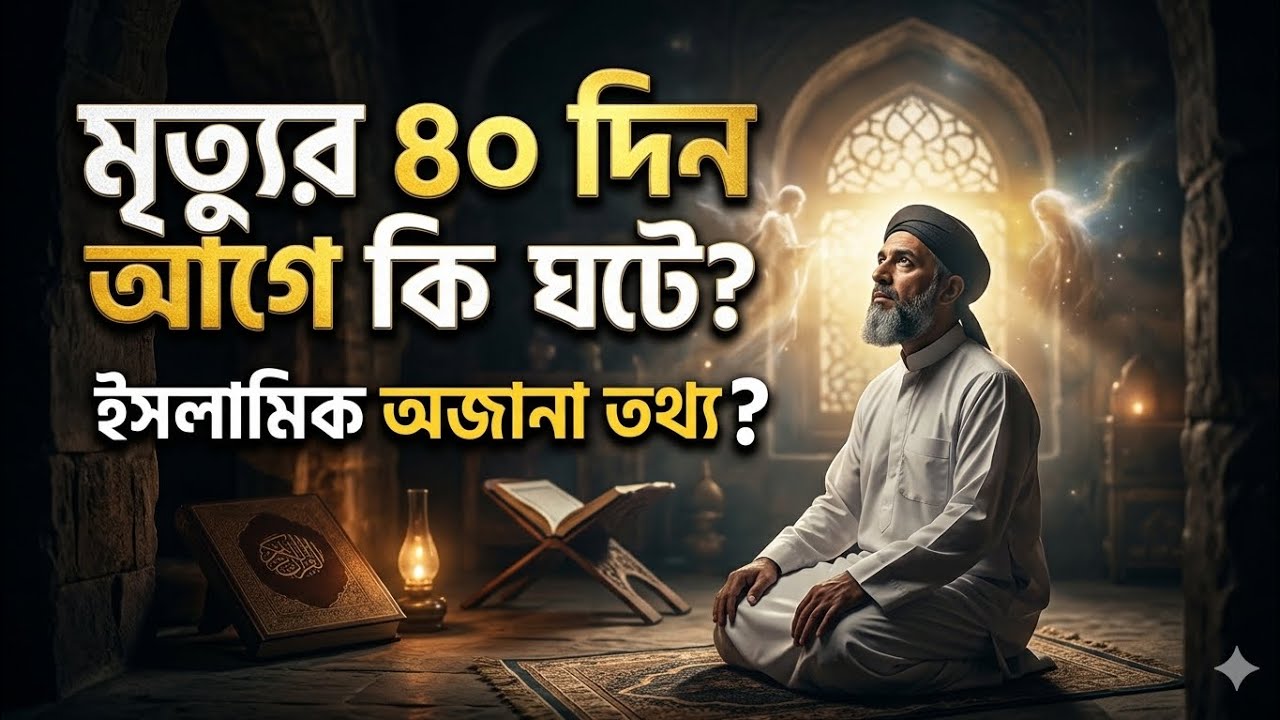মৃত্যুর ৪০ দিন আগে কি কি ঘটে_ ইসলামিক অজানা তথ্য IslamicVideo #Sabr #Tawakkul #IslamicQuotes #Deen 