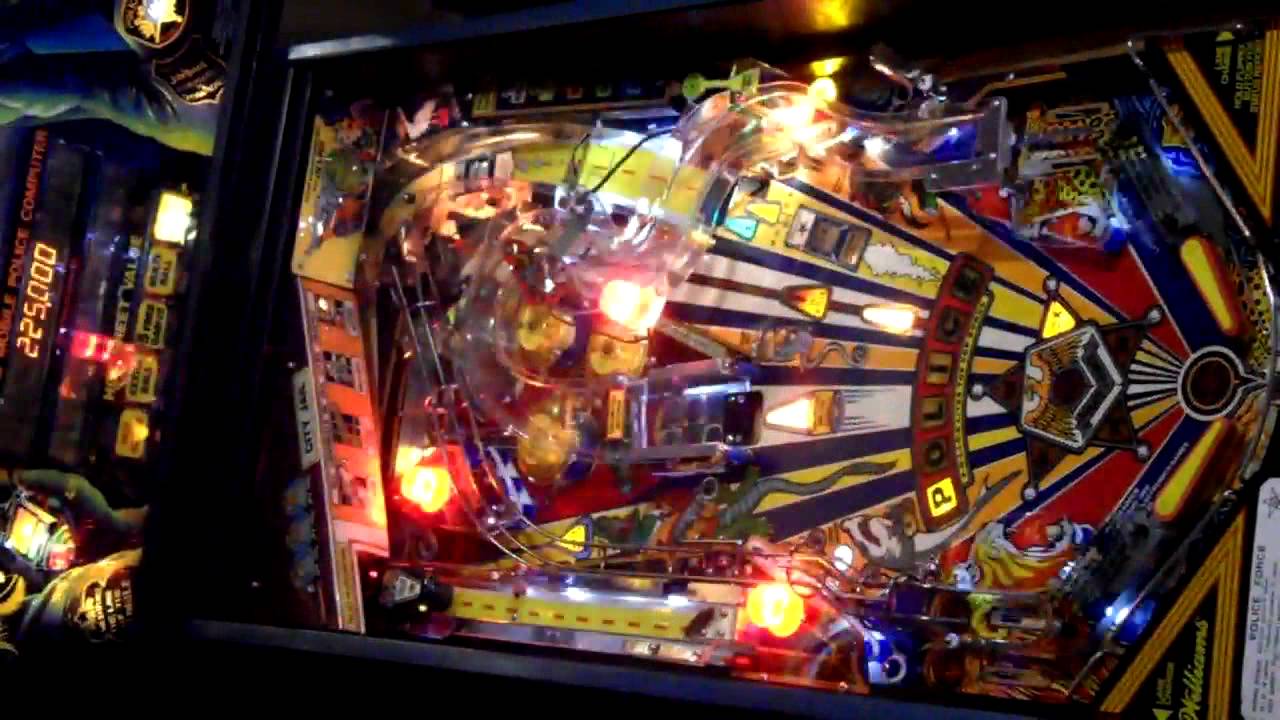 Police Force Pinball Machine Gameplay