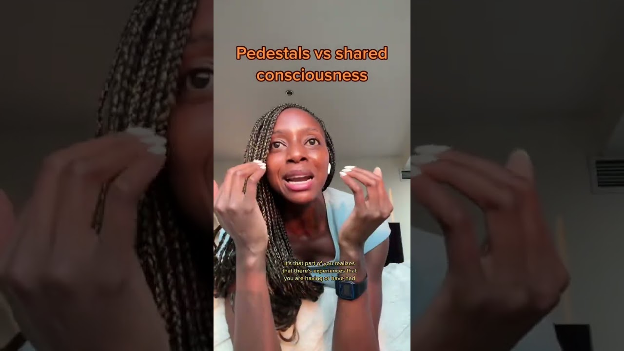 Pedestals vs shared consciousness 🩵