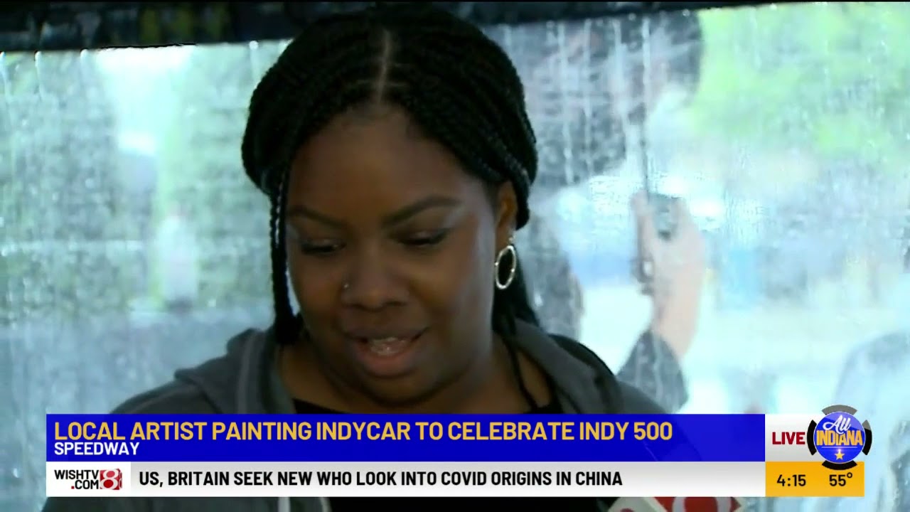Indy artist showcases art in new way in celebration of Indy 500