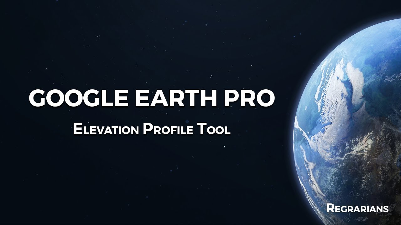 Google Earth Pro - 10&bull;Elevation Profile Tool