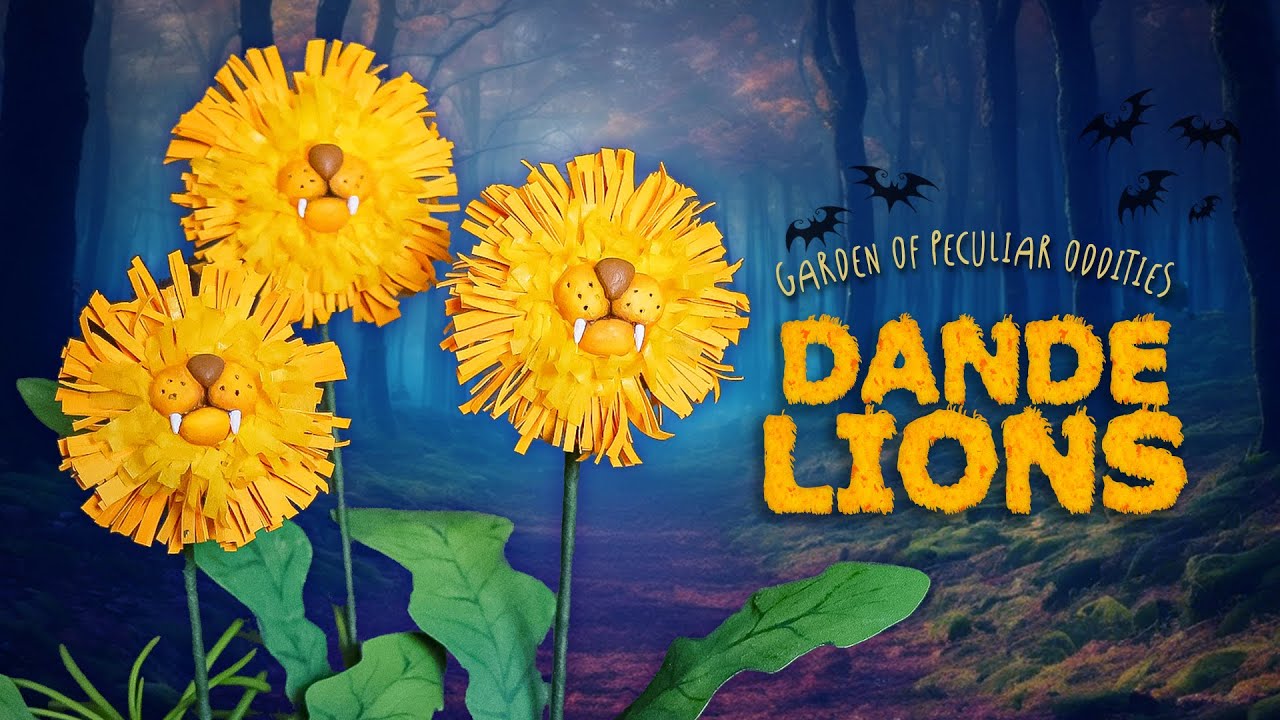 How to DIY Alice in Wonderland inspired Dandelions for Halloween
