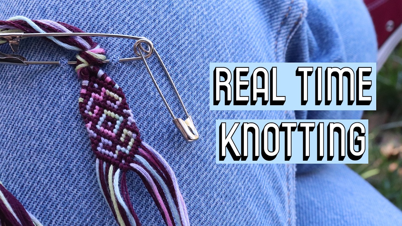 Challenge Bracelet Real Time Knotting [CC] || Friendship Bracelets