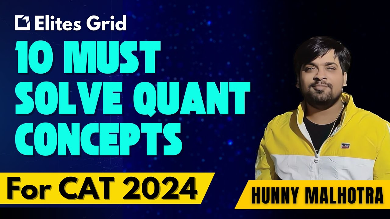 Top 10 Quant Concepts for CAT 2024 || Top 100 Quant Concepts
