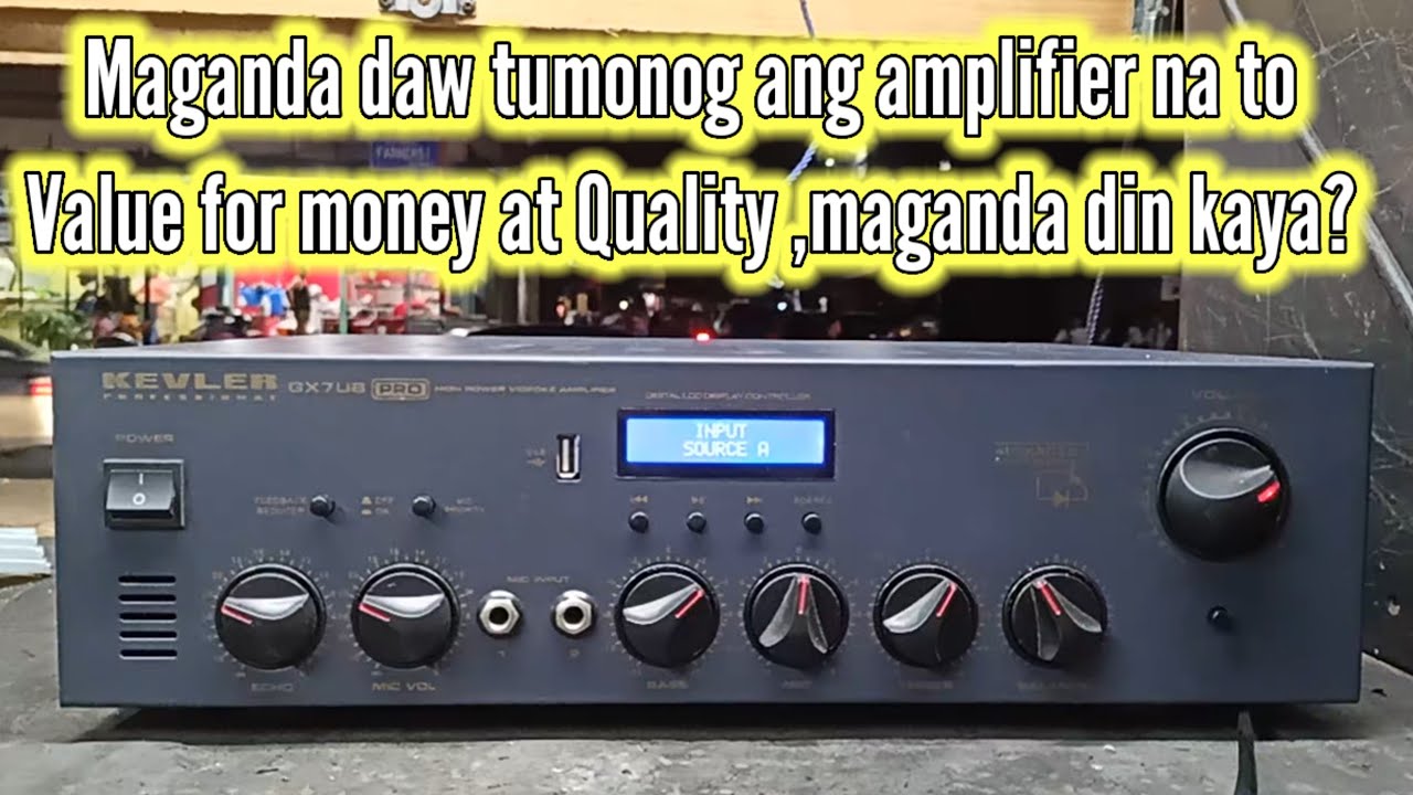 Kevler GX7UB-pro intagrated amplifier || Review ang whats inside