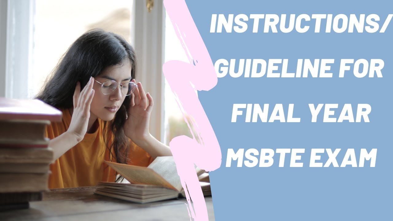 MSBTE Exam Guidelines/Instruction | अशा होतील परीक्षा | MSBTE Exam | Diploma Final Year Exam Update|