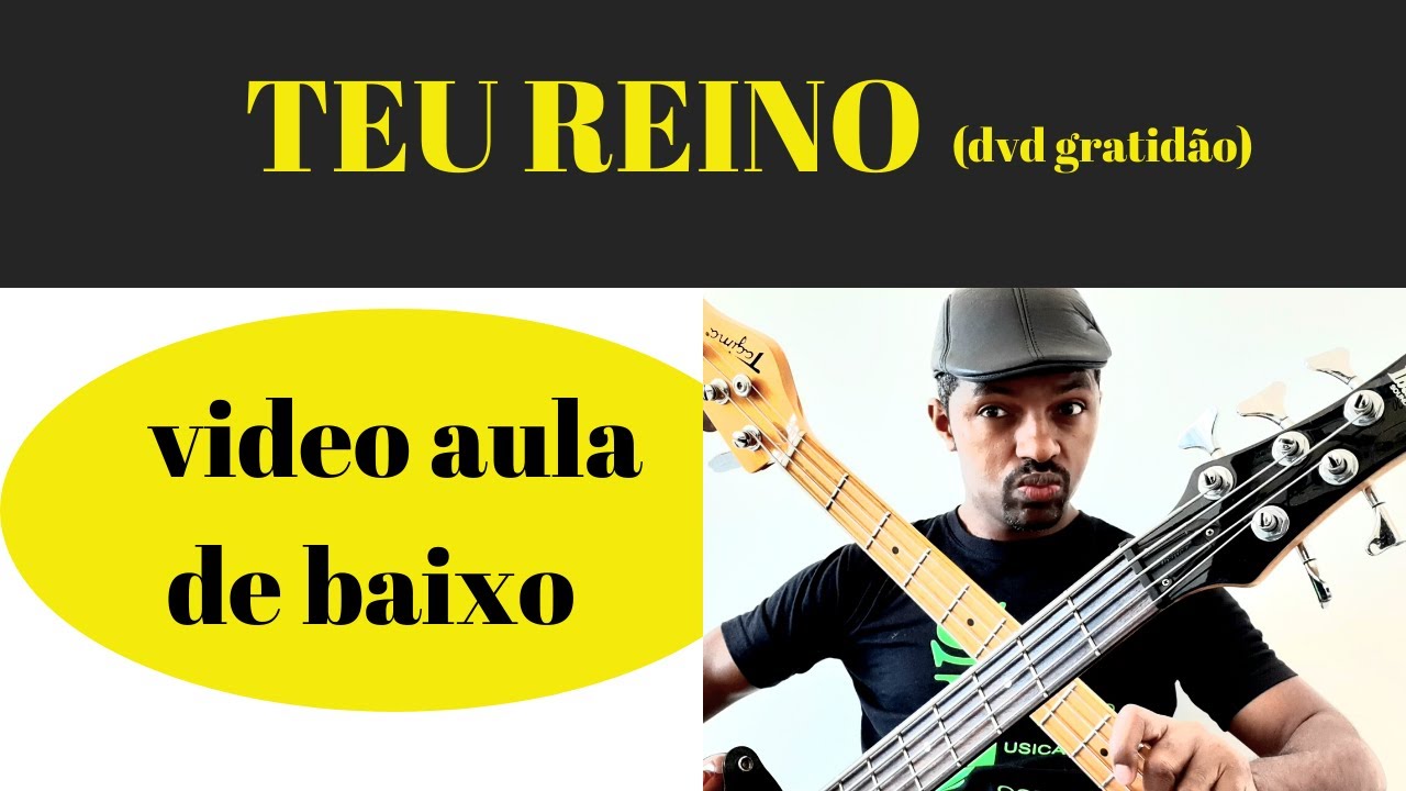 TEU REINO (dvd Gratidão) Dicas, idéias e Macetes no Baixo por KAKA BASS baixo no louvor