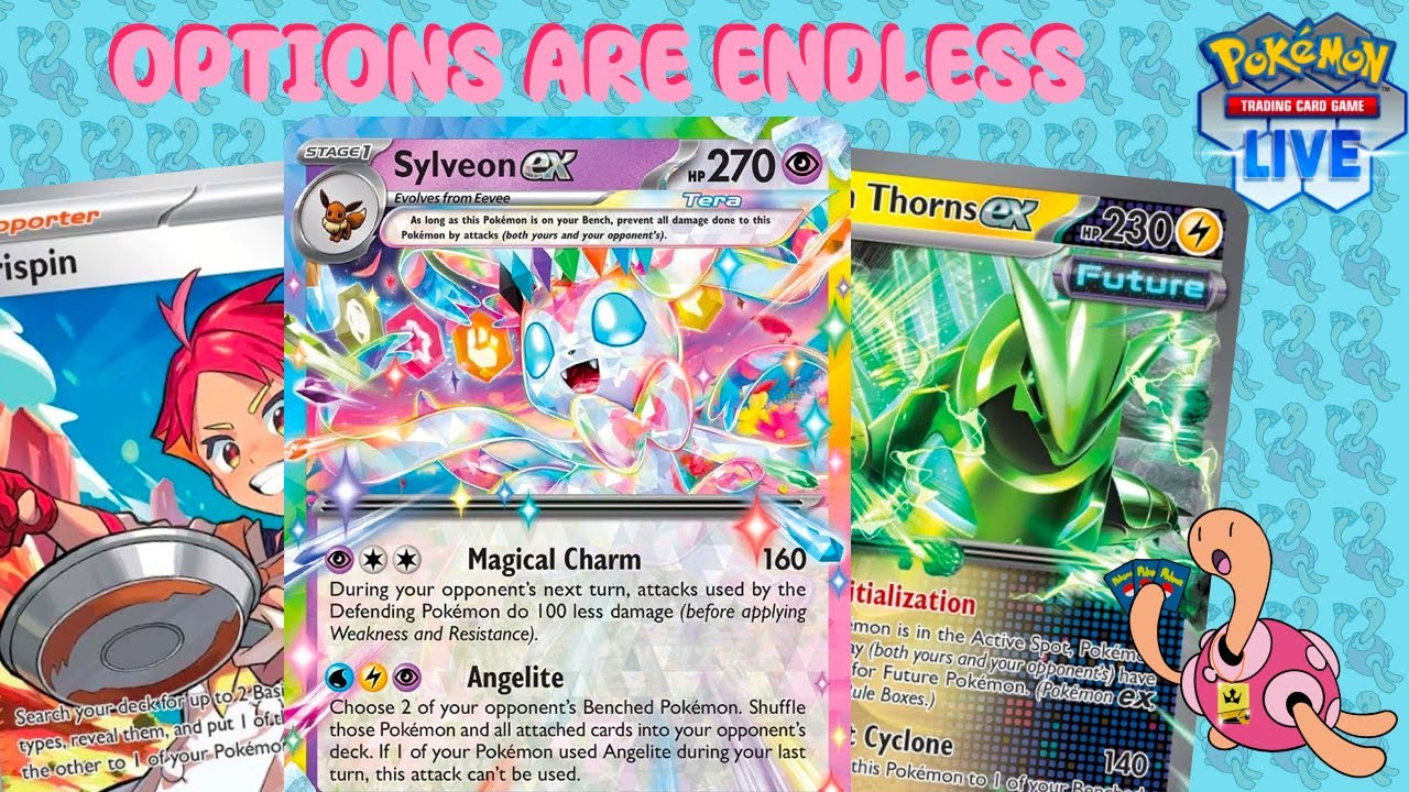 Sylveon ex Has Some WILD Options With This Iron Thorns ex Build! Pokemon TCGL Surging Sparks