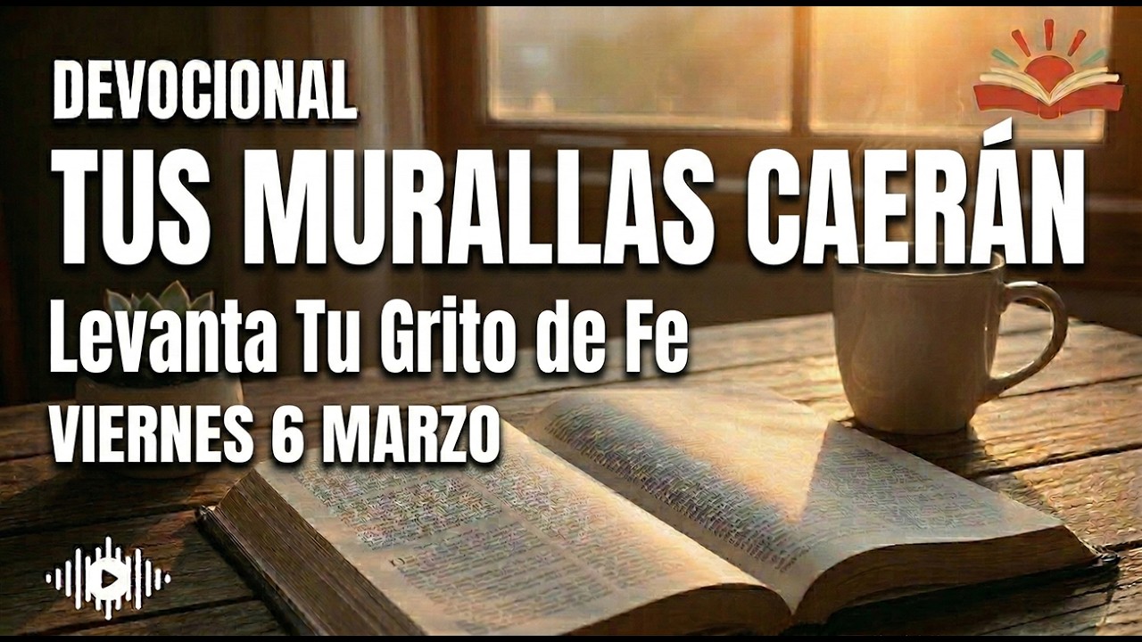 Tus Murallas Caerán Levanta Tu Grito de Fe  Devocional Diario Josué 6