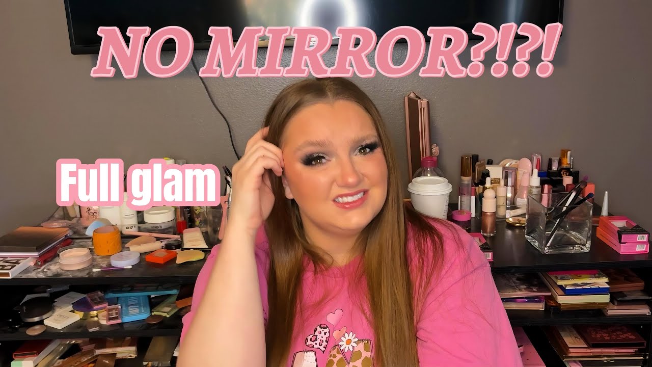 I Did My Makeup With NO MIRROR....This Was A Mistake
