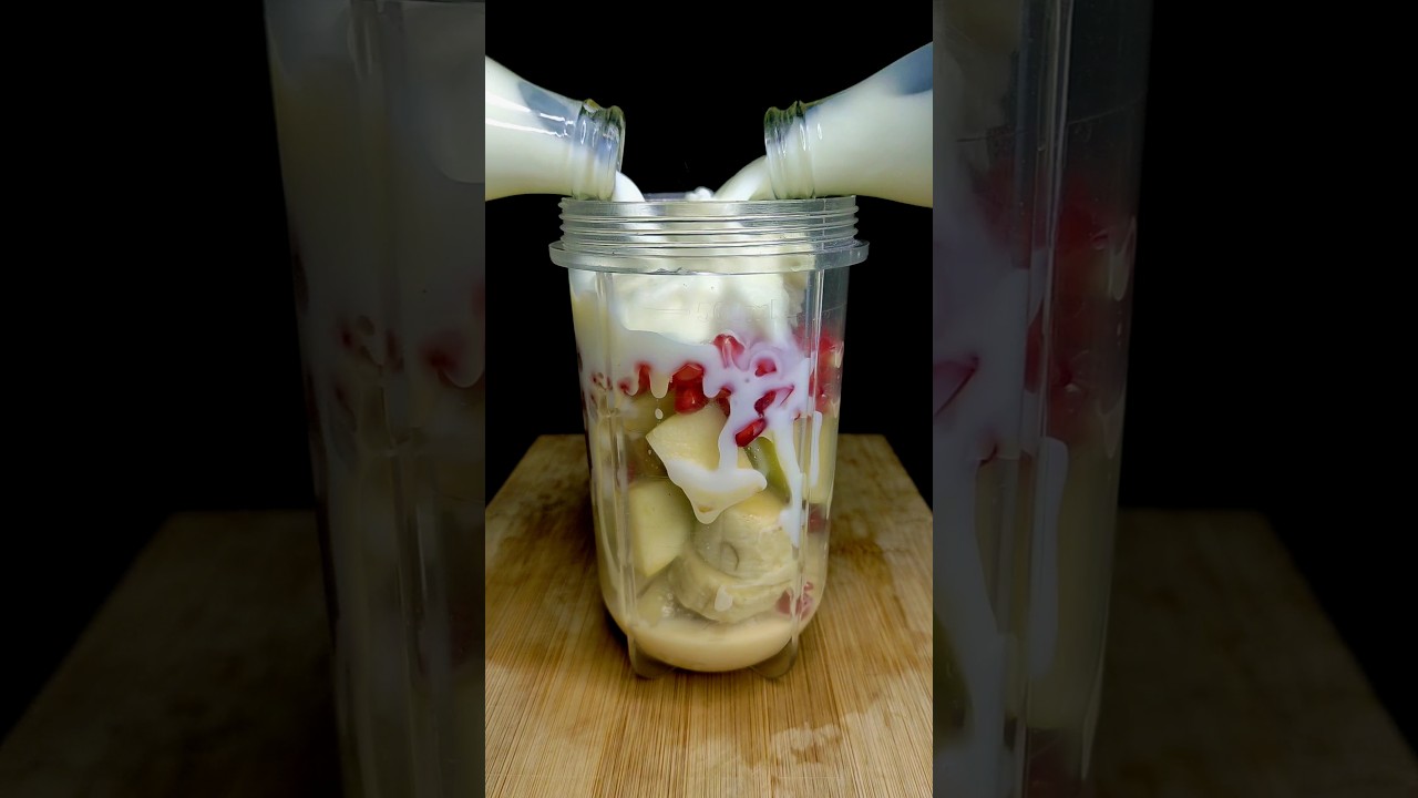 Mixed fruit Milkshake ASMR #shorts