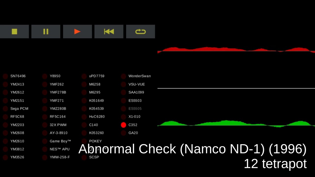 Abnormal Check (Namco ND-1) - track 12 tetrapot