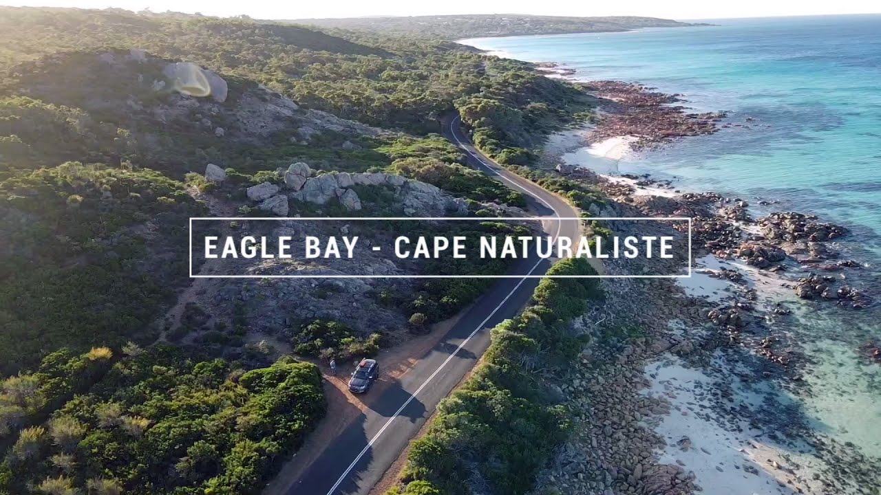 Eagle Bay Cape Naturaliste Meelup Beach - Trip to South West in Ford Everest - Drone Scenery