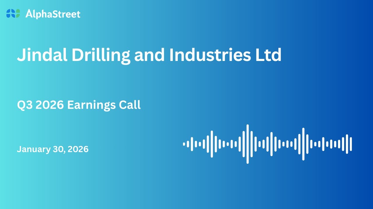 Jindal Drilling and Industries Ltd Q3 FY2025-26 Earnings Conference Call