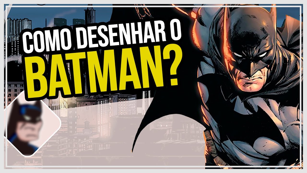COMO DESENHAR O BATMAN (fácil) 