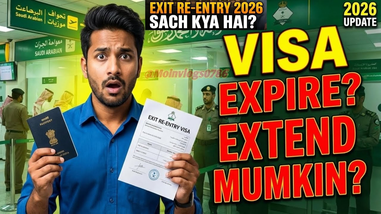 Exit Re-Entry Visa 1 Saal Expire ke Baad Extend Hoga | Saudi Update 2026 