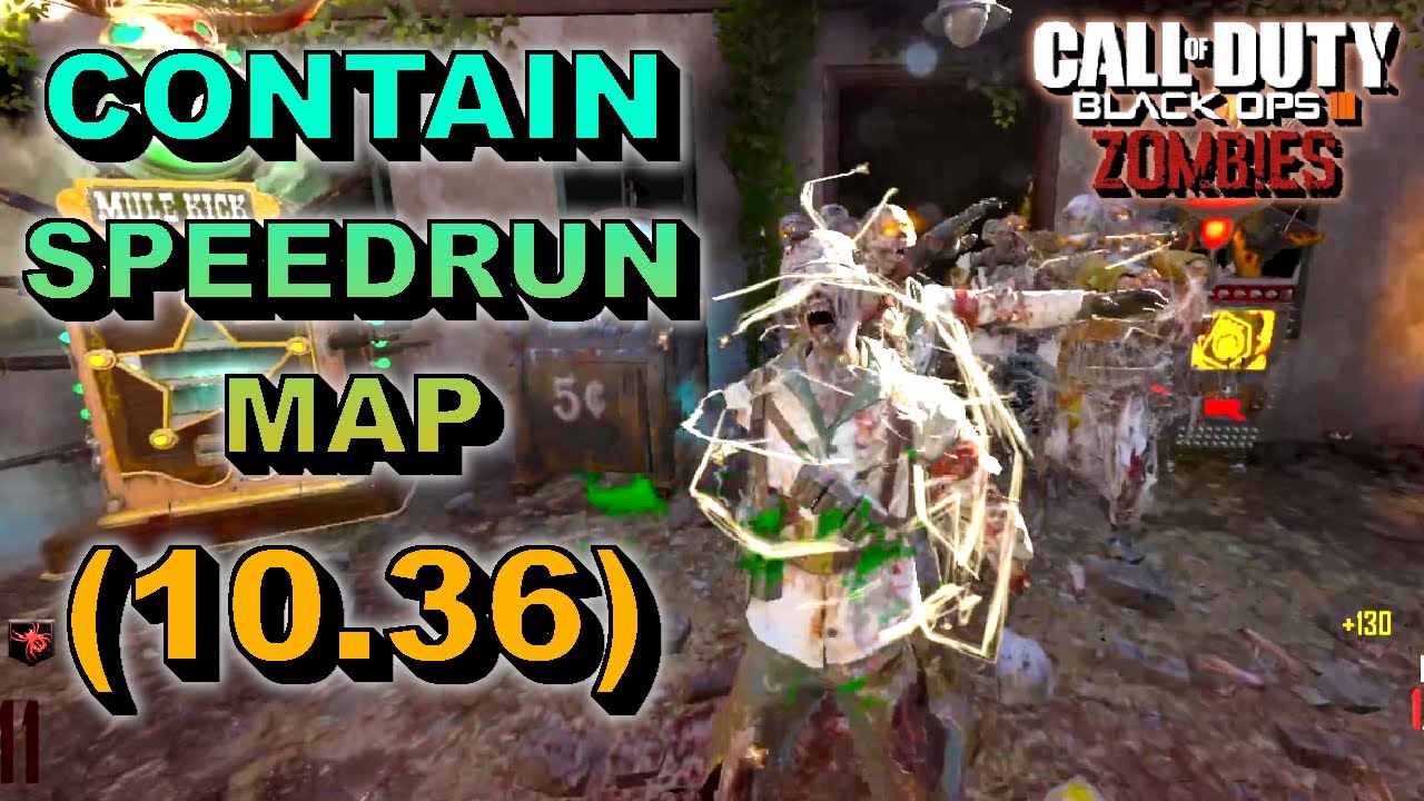 CONTAIN - 1 Window Challenge (10.36) - BO3 Custom Zombies