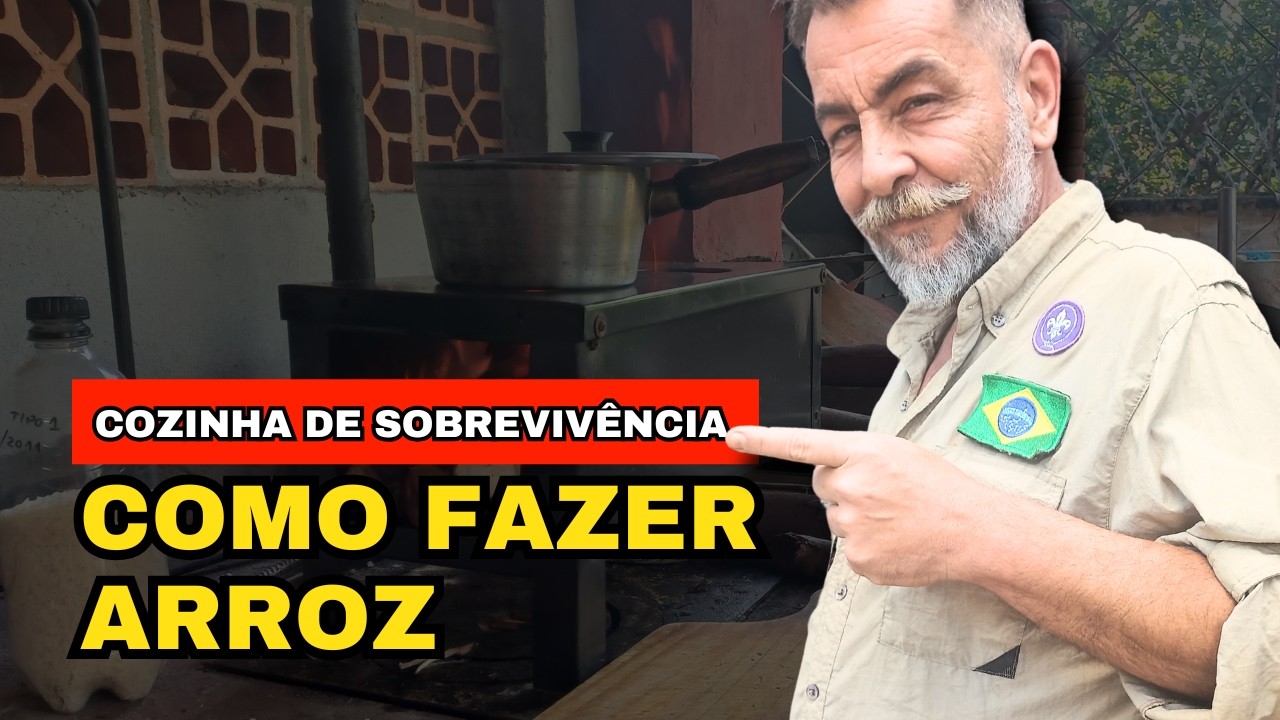 COMO FAZER ARROZ EM SITUAÇÕES DE SOBREVIVÊNCIA