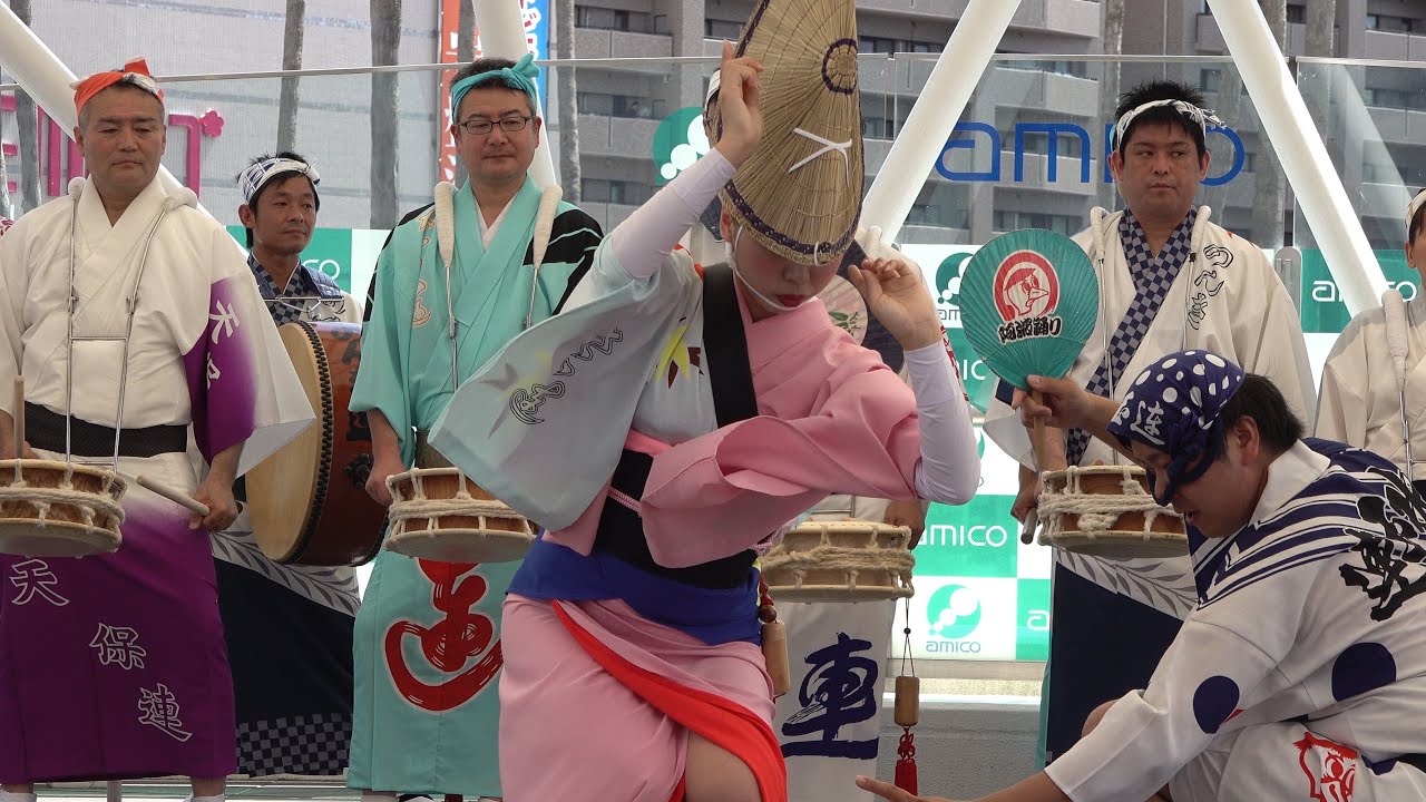 「阿波おどり振興協会」14連の演舞　～アミコドーム阿波おどりフェスタ2019～　　Awa Odori “Awa Odori Shinkou Kyokai”
