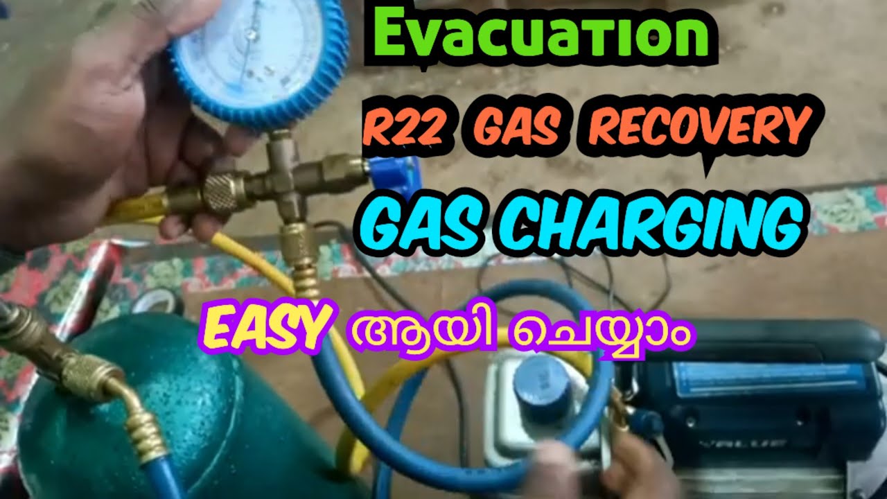 Evacuation, Gas charging ഈസി ആയി ചെയ്യാം #airconditioner #airconditioning #hvac #airconditioning
