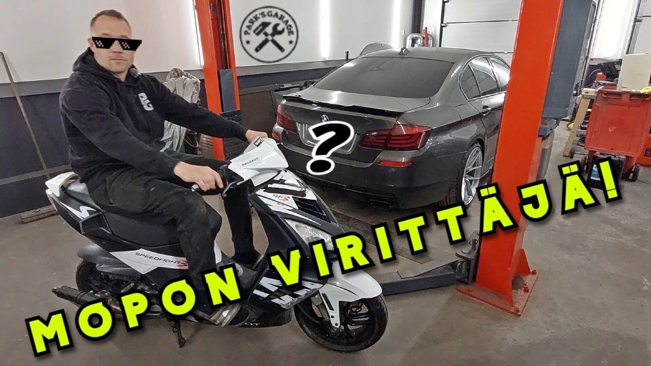MOPON VIRITTÄJÄ PAIKALLA! PEUGEOT SPEEDFIGHT 3
