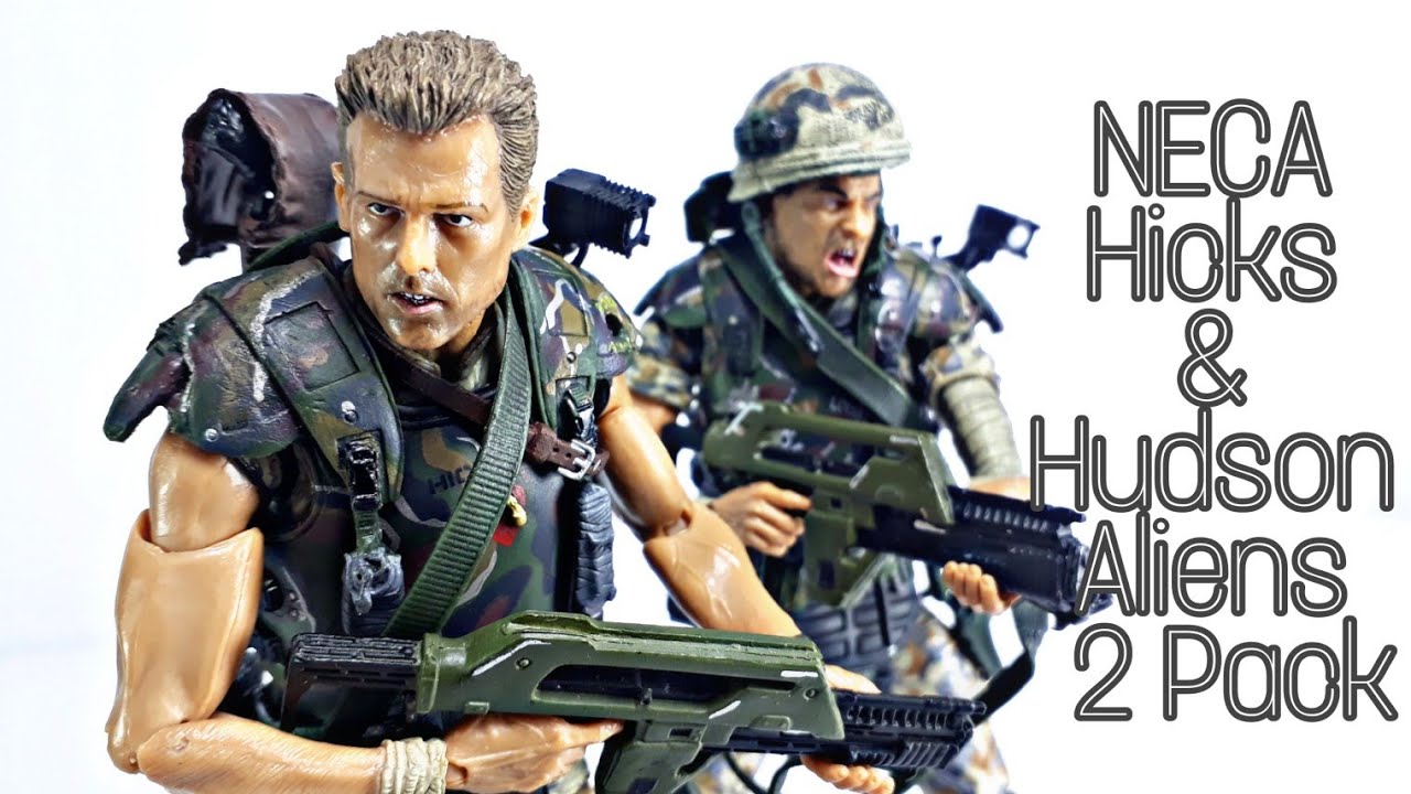 NECA Corporal Dwayne Hicks & Private William Hudson Aliens 30th Annivesary 2Pack  En Español