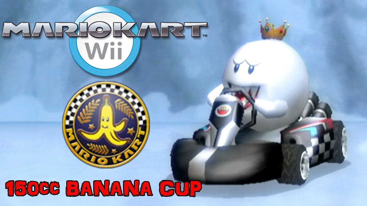 Mario Kart Wii: 150cc Banana Cup w/ King Boo [1080 HD]