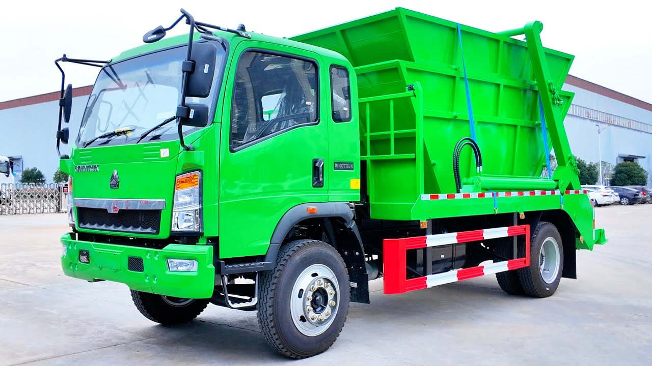 Howo Light 8CBM Swing Arm Garbage Truck
